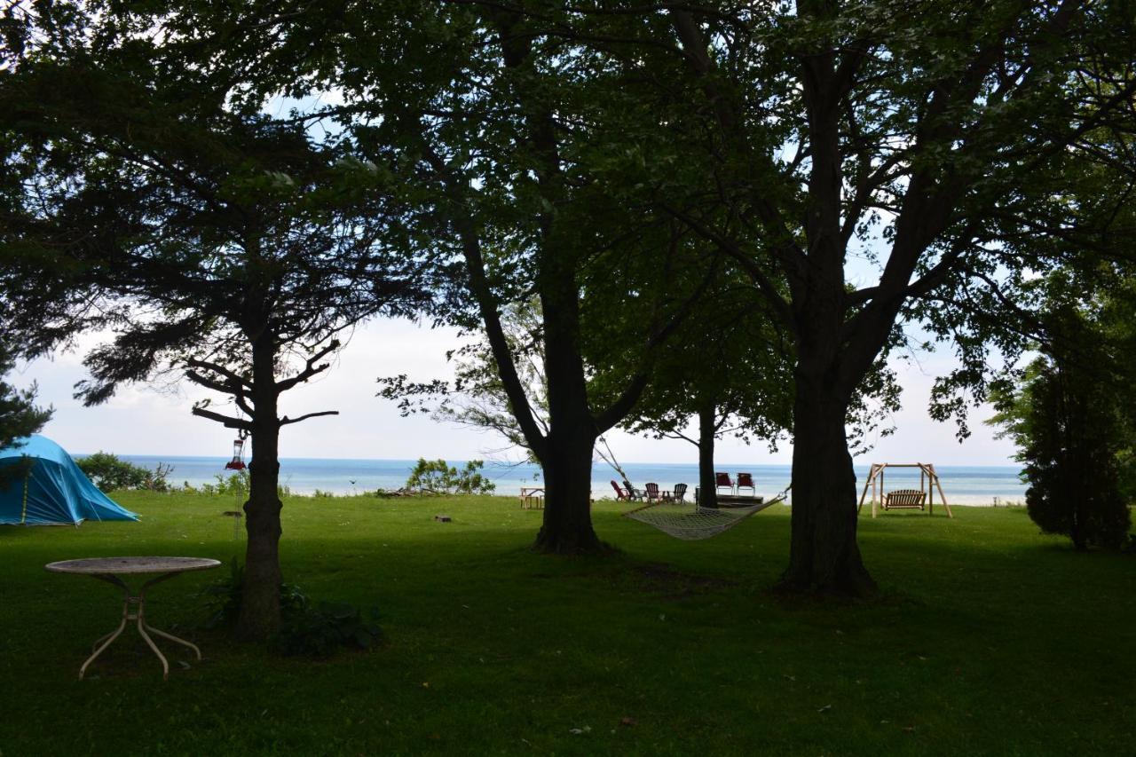 Birds Point Cottage On A Cliff Facing Lake Erie. Wheatley Exteriör bild